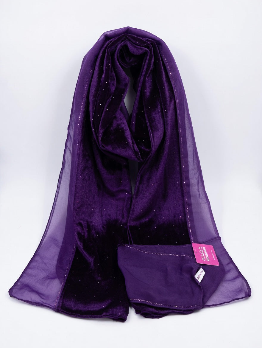 Foulard Brillant – Violet Royal