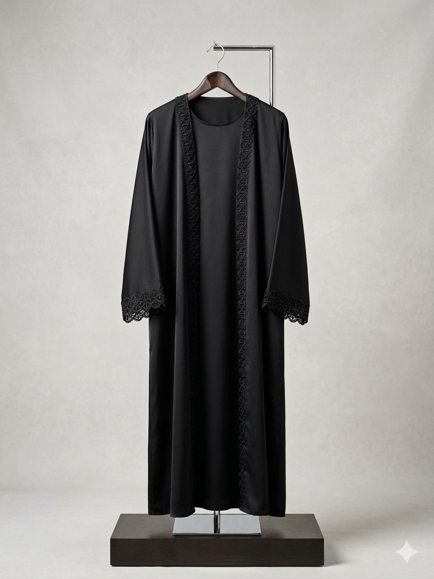 Abbaya - Noir Dentelle Ébène